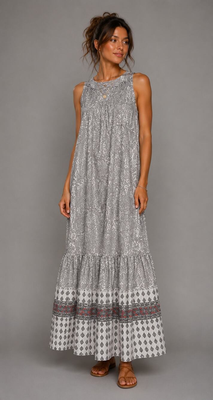 World Market women's Maxi Dress size L/M